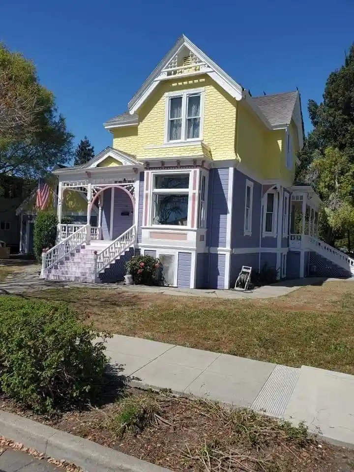 house after painting