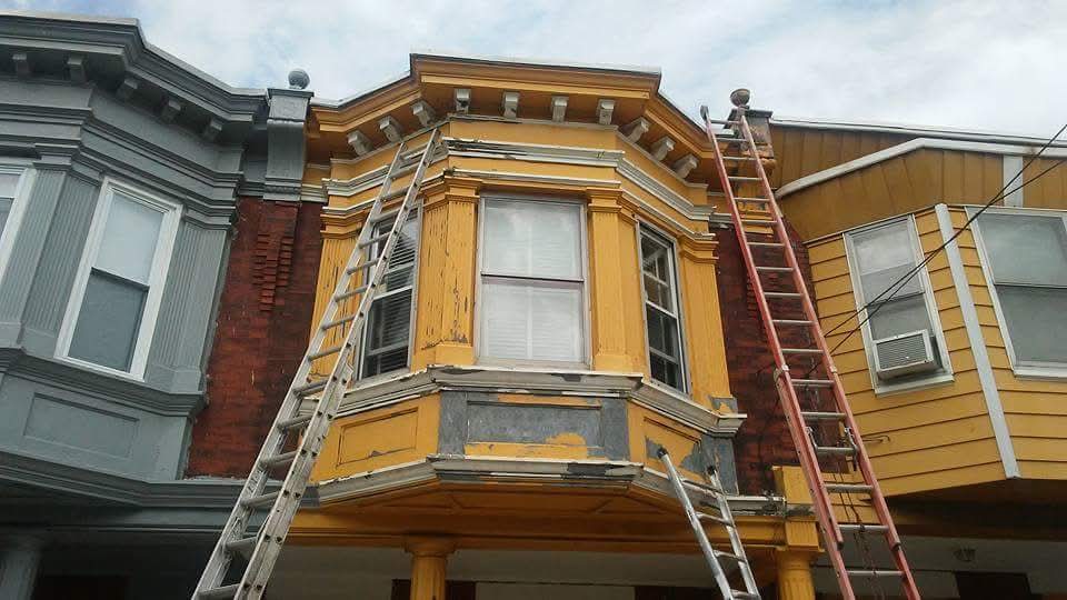 exterior before painting
